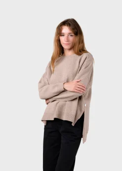 Klitmoller Collective Strick-Cirkeline knit - Sand Black