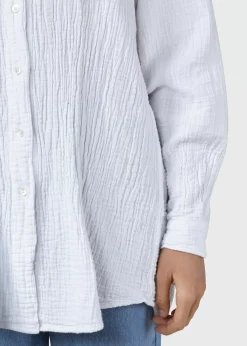 Klitmoller Collective Hemden-Dahlia shirt - White Navy