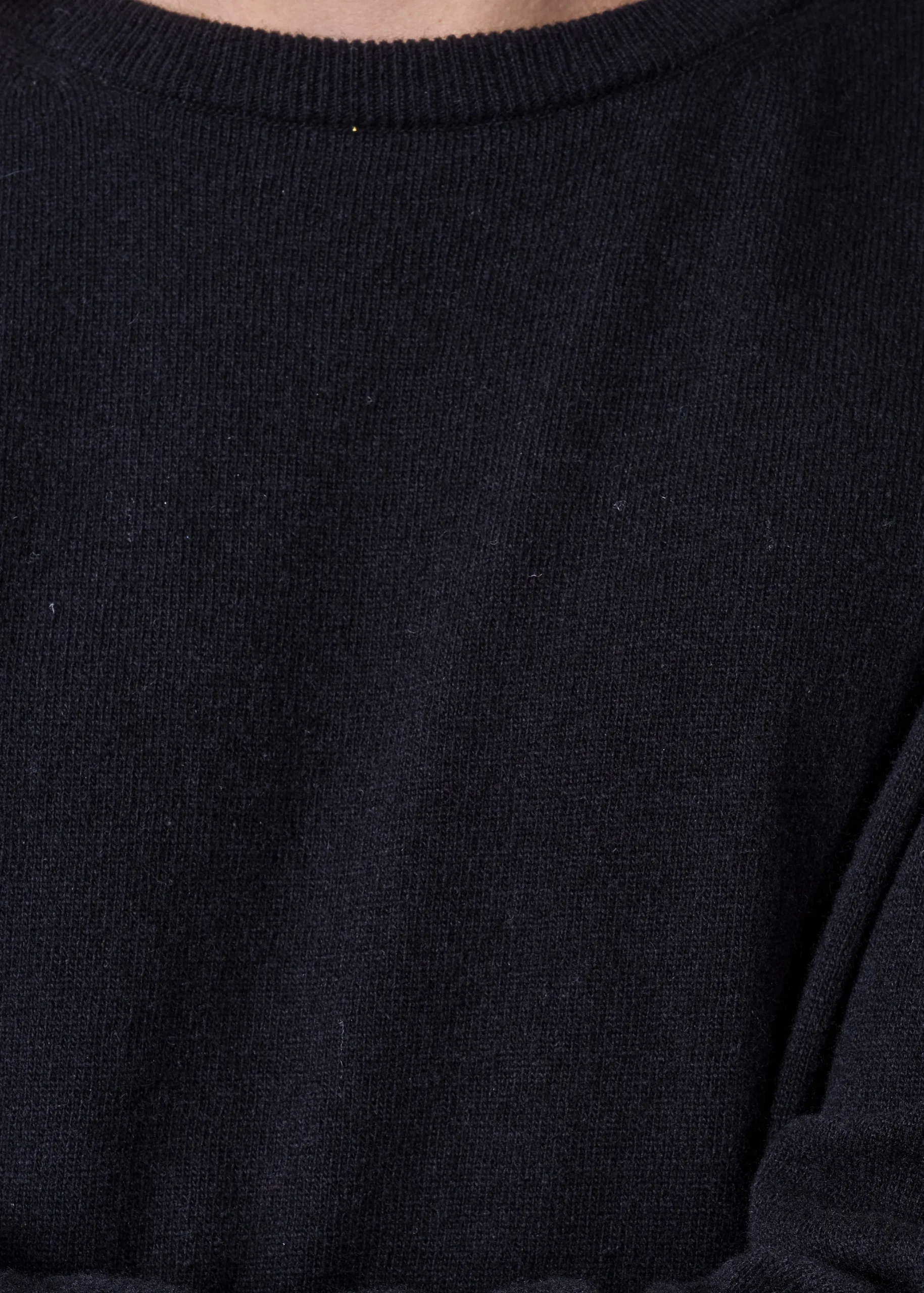 Klitmoller Collective Strick-Daniel knit - Black MossGreen