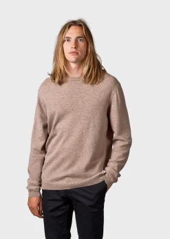Klitmoller Collective Strick-Daniel knit - Sand MossGreen