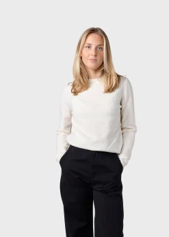 Klitmoller Collective Strick-Daniella knit - Cream Navy