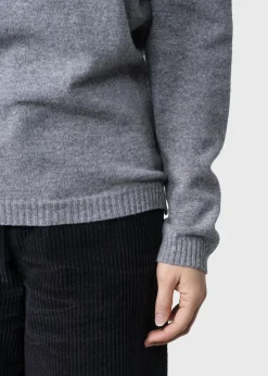 Klitmoller Collective Strick-Daniella knit - Light grey Navy