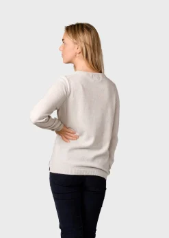 Klitmoller Collective Strick-Daniella knit - Pastel grey Navy