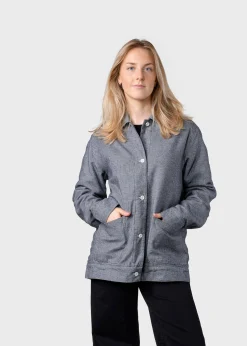 Klitmoller Collective Jacken-Ditte lumber overshirt - Light grey Olive