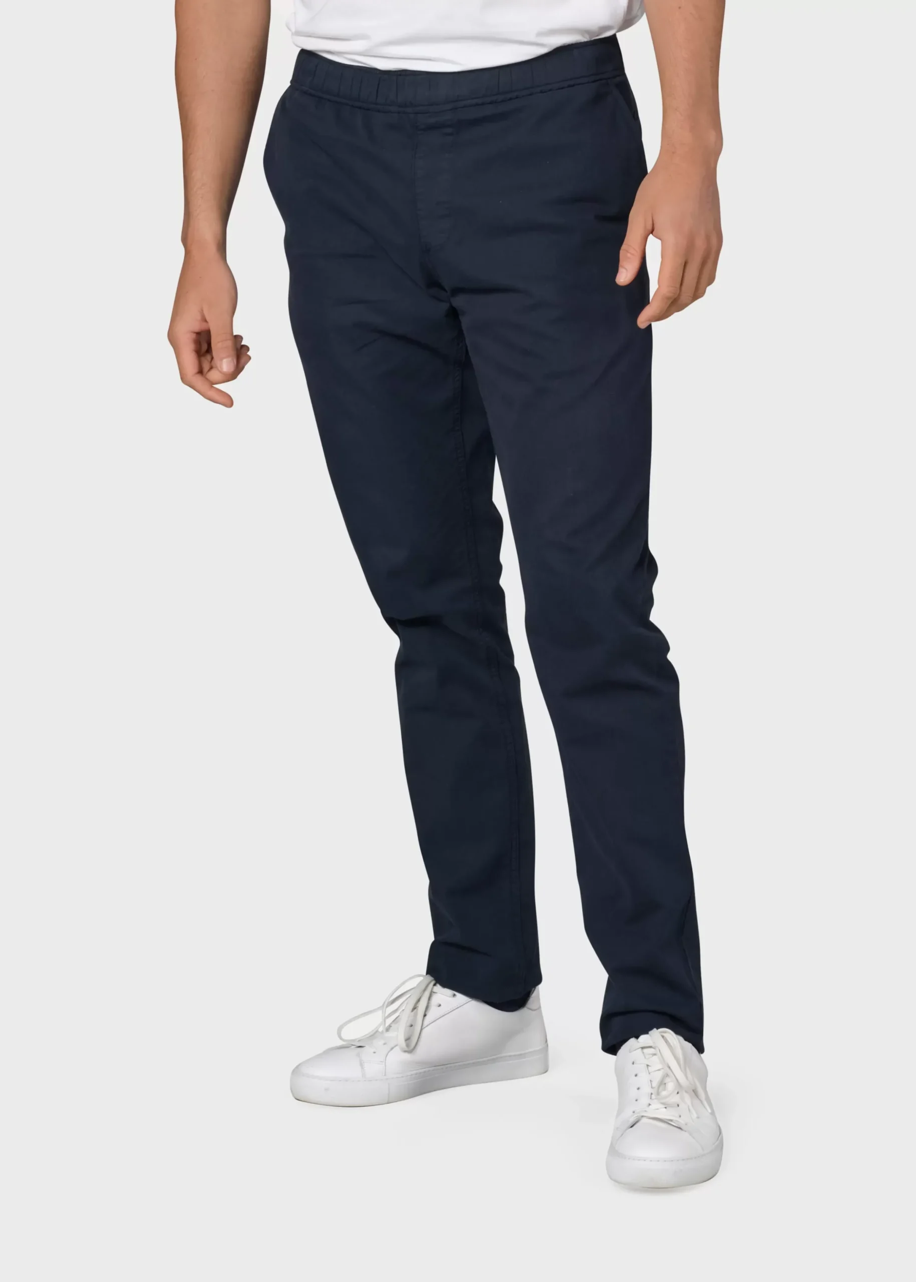 Klitmoller Collective Hosen-Elliot twill chino - Navy Sand