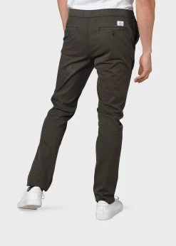 Klitmoller Collective Hosen-Elliot twill chino - Olive Sand