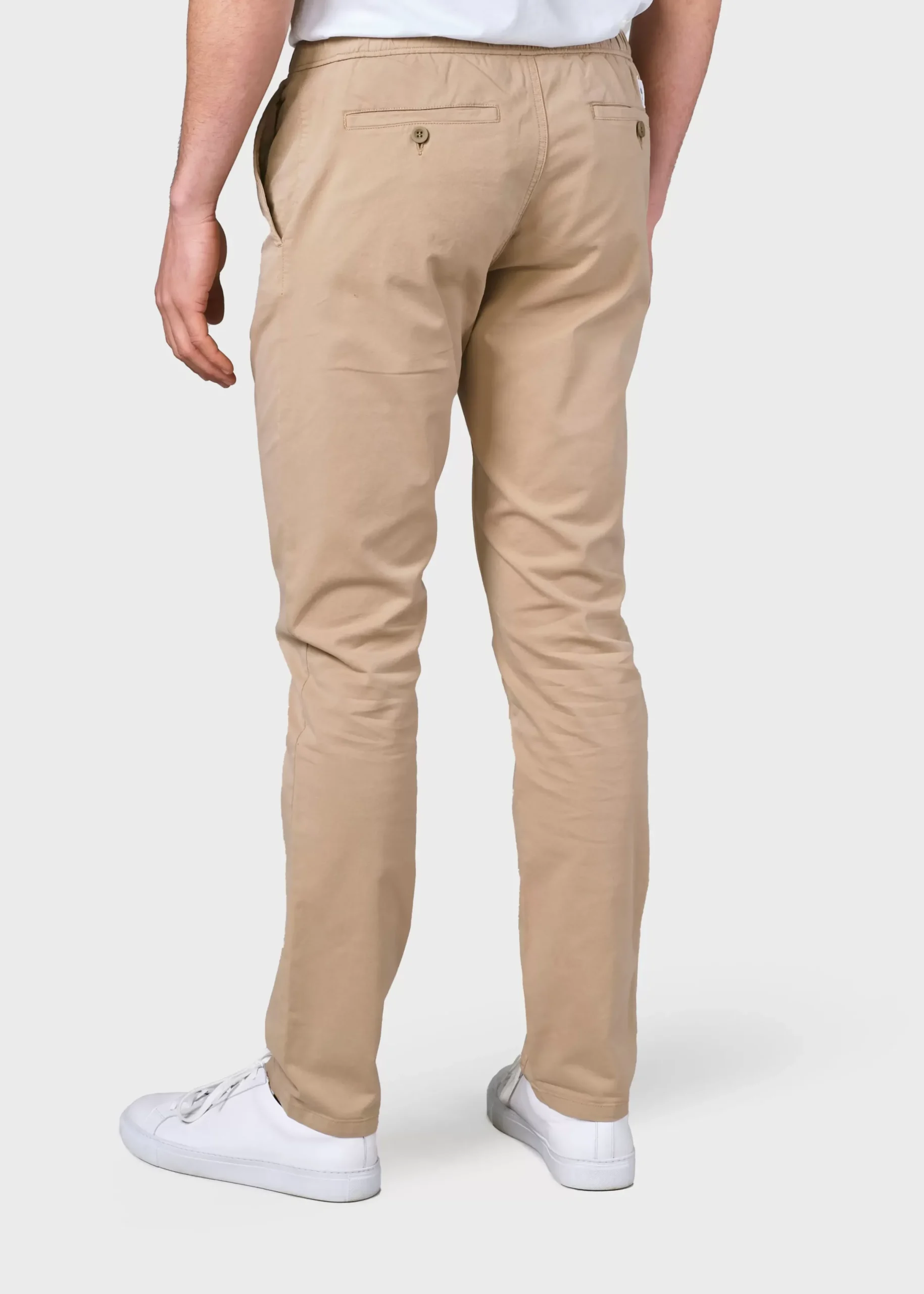 Klitmoller Collective Hosen-Elliot twill chino - Sand Black