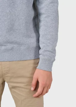 Klitmoller Collective Sweatshirts-Elof crew - Grey melange Greymelange