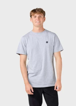 Klitmoller Collective T-shirts-Elton tee - Light grey Navy