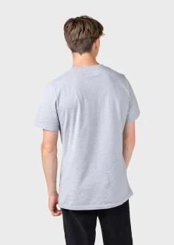 Klitmoller Collective T-shirts-Elton tee - Light grey Navy