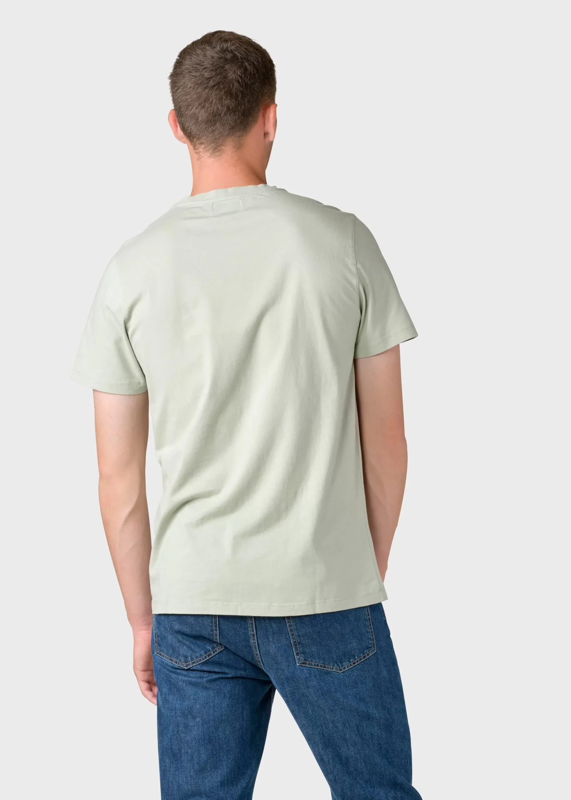 Klitmoller Collective T-shirts-Elton tee - Sage Navy