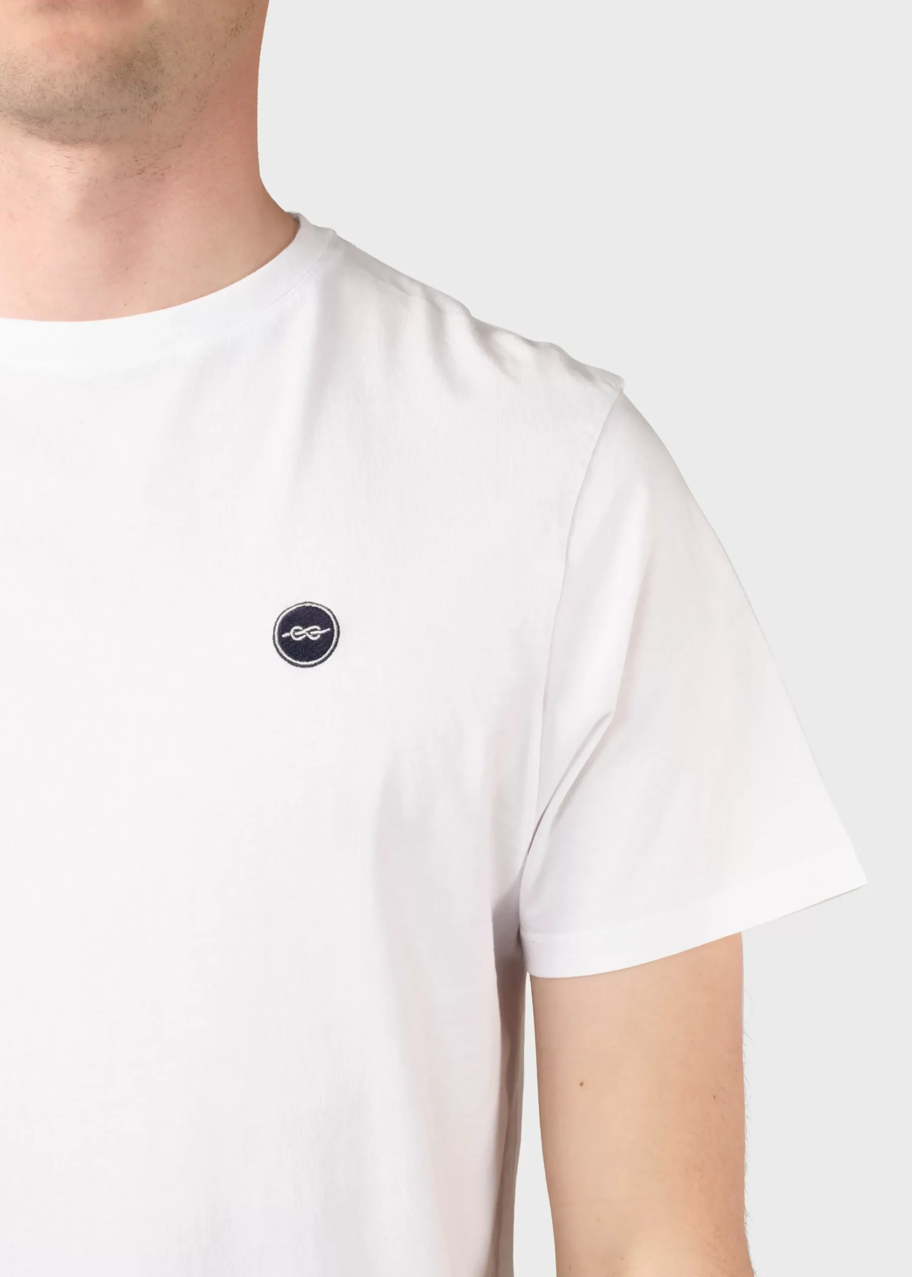 Klitmoller Collective T-shirts-Elton tee - White Navy