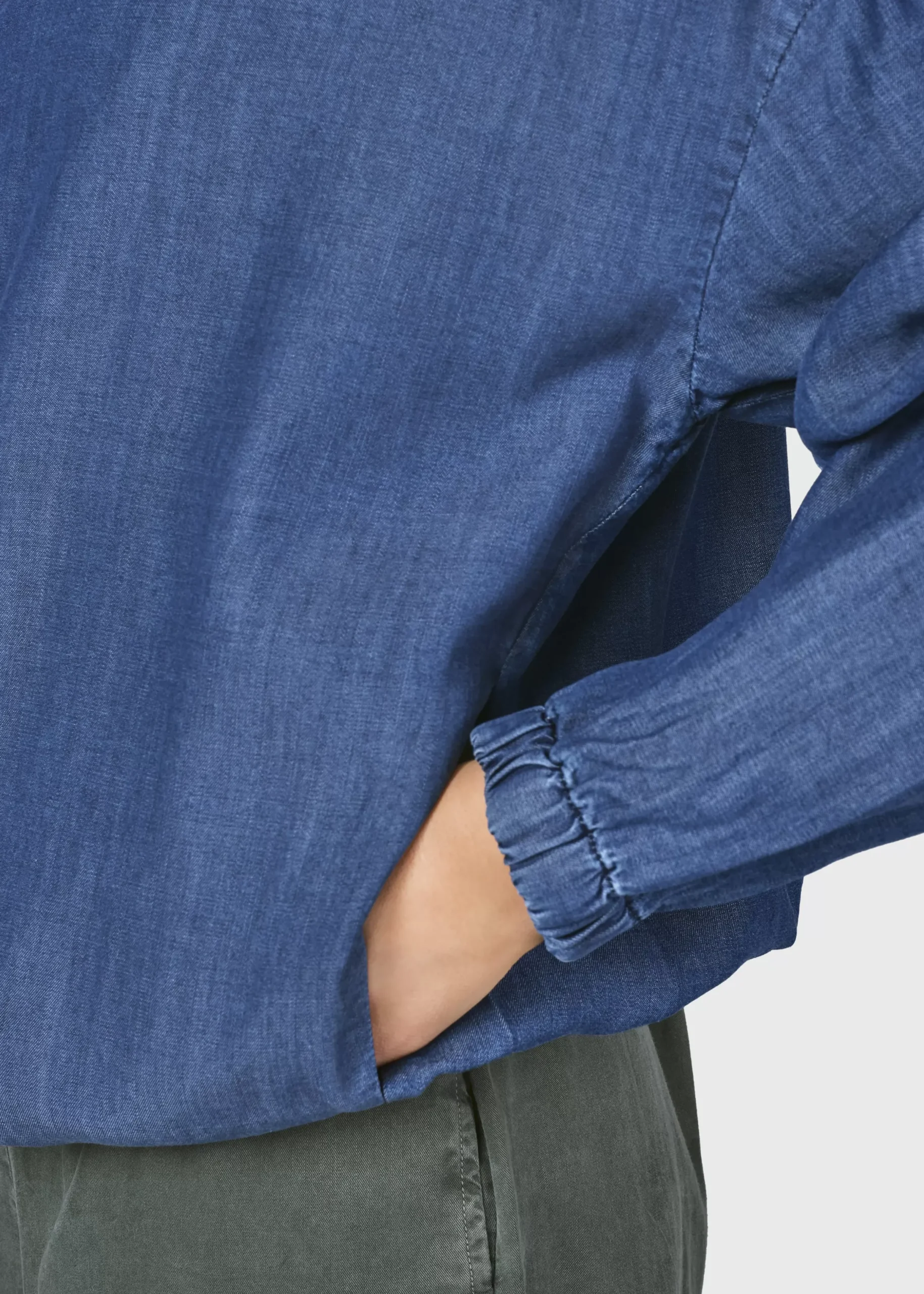 Klitmoller Collective Jacken-Esther jacket - Dark blue chambrey Palegreen