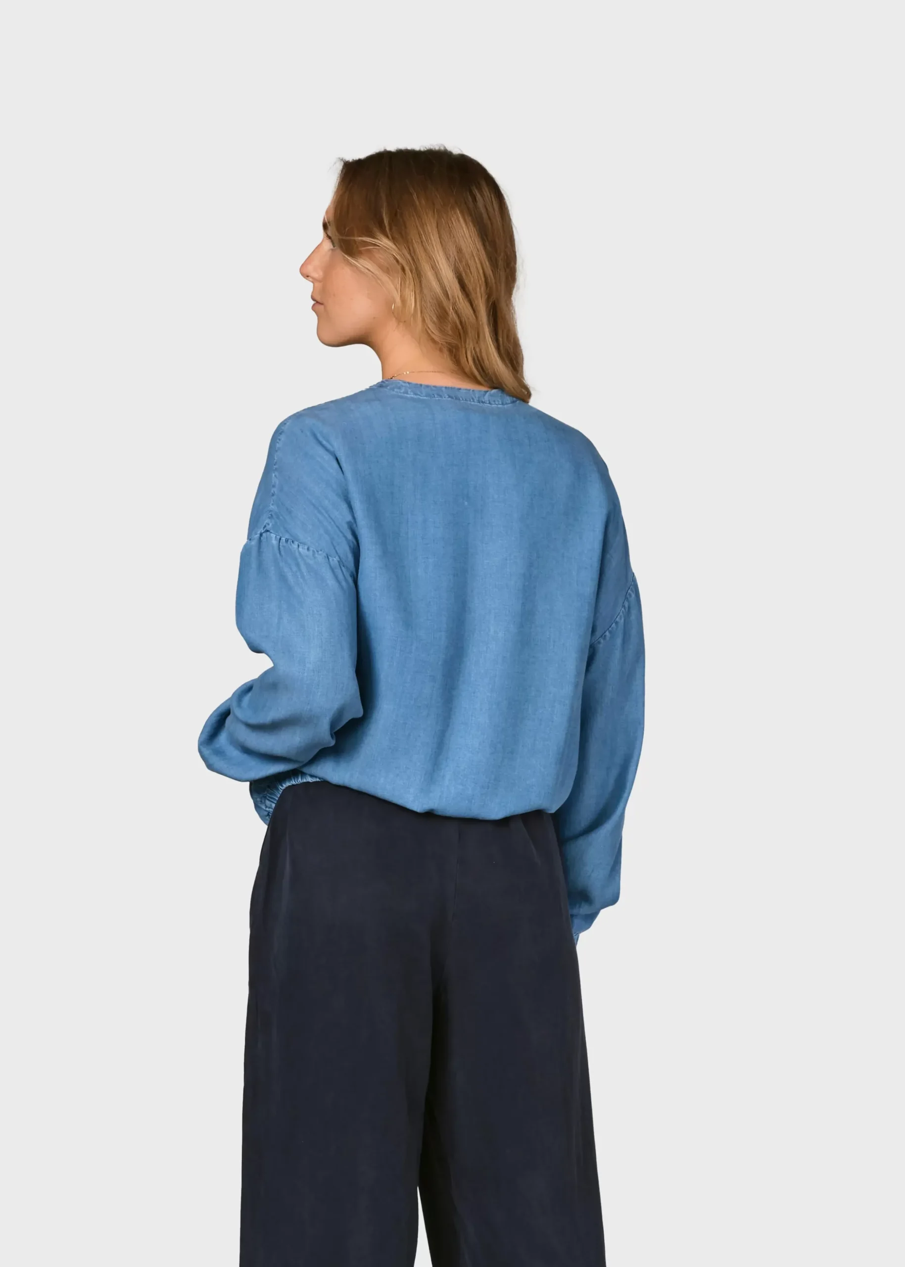 Klitmoller Collective Jacken-Esther jacket - Light blue chambrey Palegreen