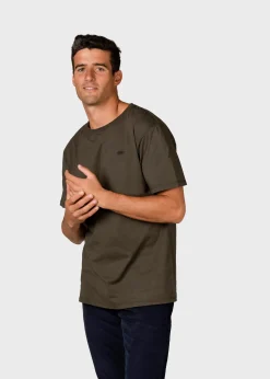 Klitmoller Collective T-shirts-Felix tee - Olive MossGreen