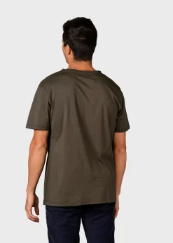 Klitmoller Collective T-shirts-Felix tee - Olive MossGreen