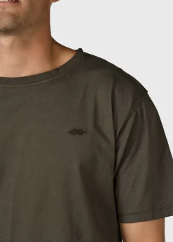 Klitmoller Collective T-shirts-Felix tee - Olive MossGreen