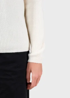 Klitmoller Collective Strick-Fenja Knit - Cream Pastelgrey