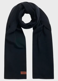 Klitmoller Collective Accessories-Fine rib scarf - Black