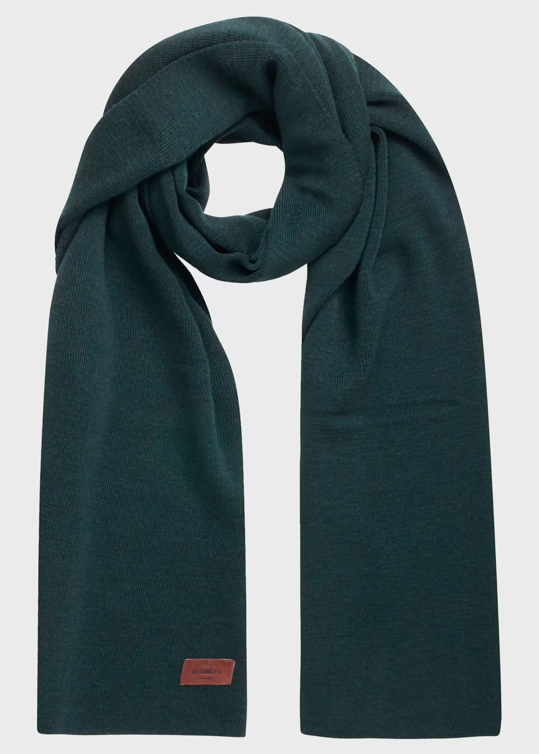Klitmoller Collective Accessories-Fine rib scarf - Olive Black