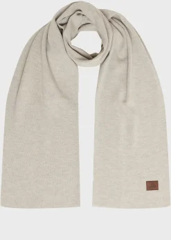 Klitmoller Collective Accessories-Fine rib scarf - Pastel grey Olive