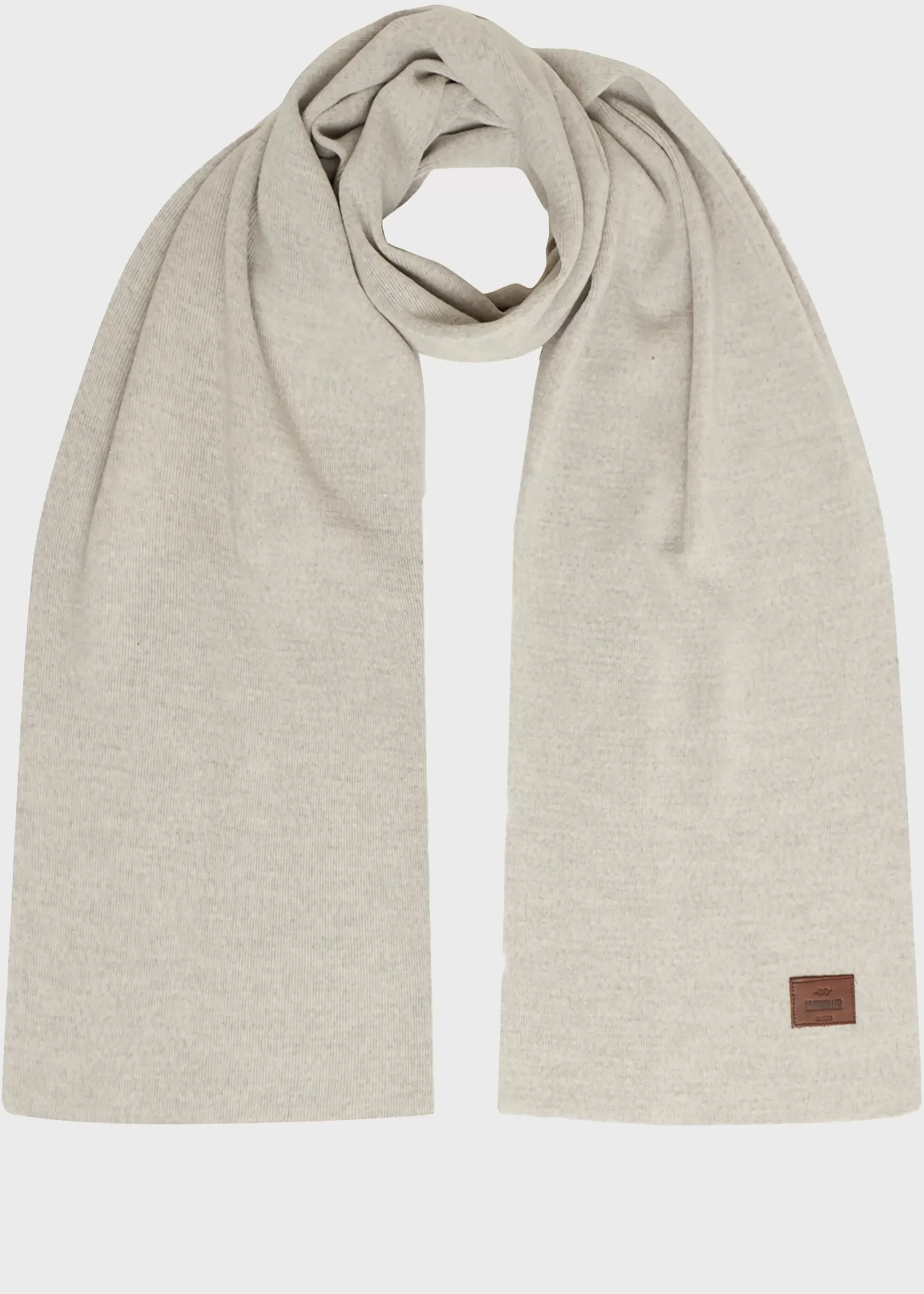 Klitmoller Collective Accessories-Fine rib scarf - Pastel grey Olive