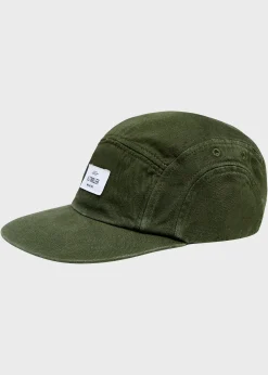 Klitmoller Collective Accessories-Five panel cap - Olive Black