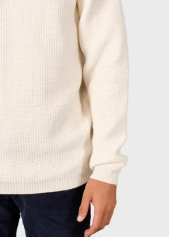 Klitmoller Collective Strick-Frede knit - Cream Skyblue