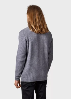 Klitmoller Collective Strick-Frede knit - Light grey Skyblue