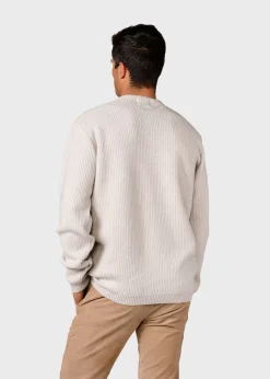 Klitmoller Collective Strick-Frede knit - Pastel grey Skyblue