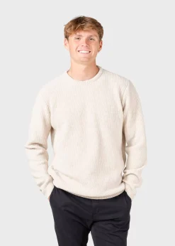 Klitmoller Collective Strick-Frede knit - Pastel sand Skyblue