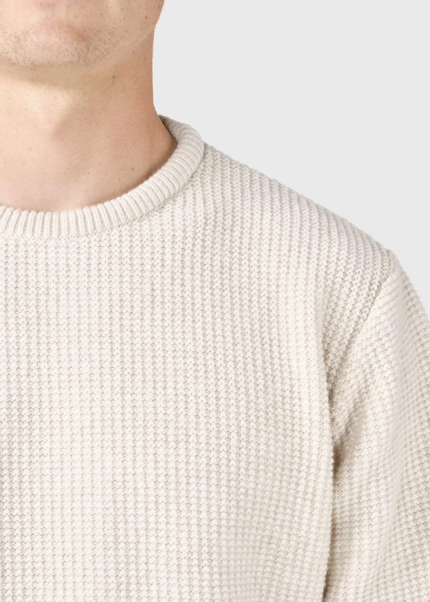 Klitmoller Collective Strick-Frede knit - Pastel sand Skyblue