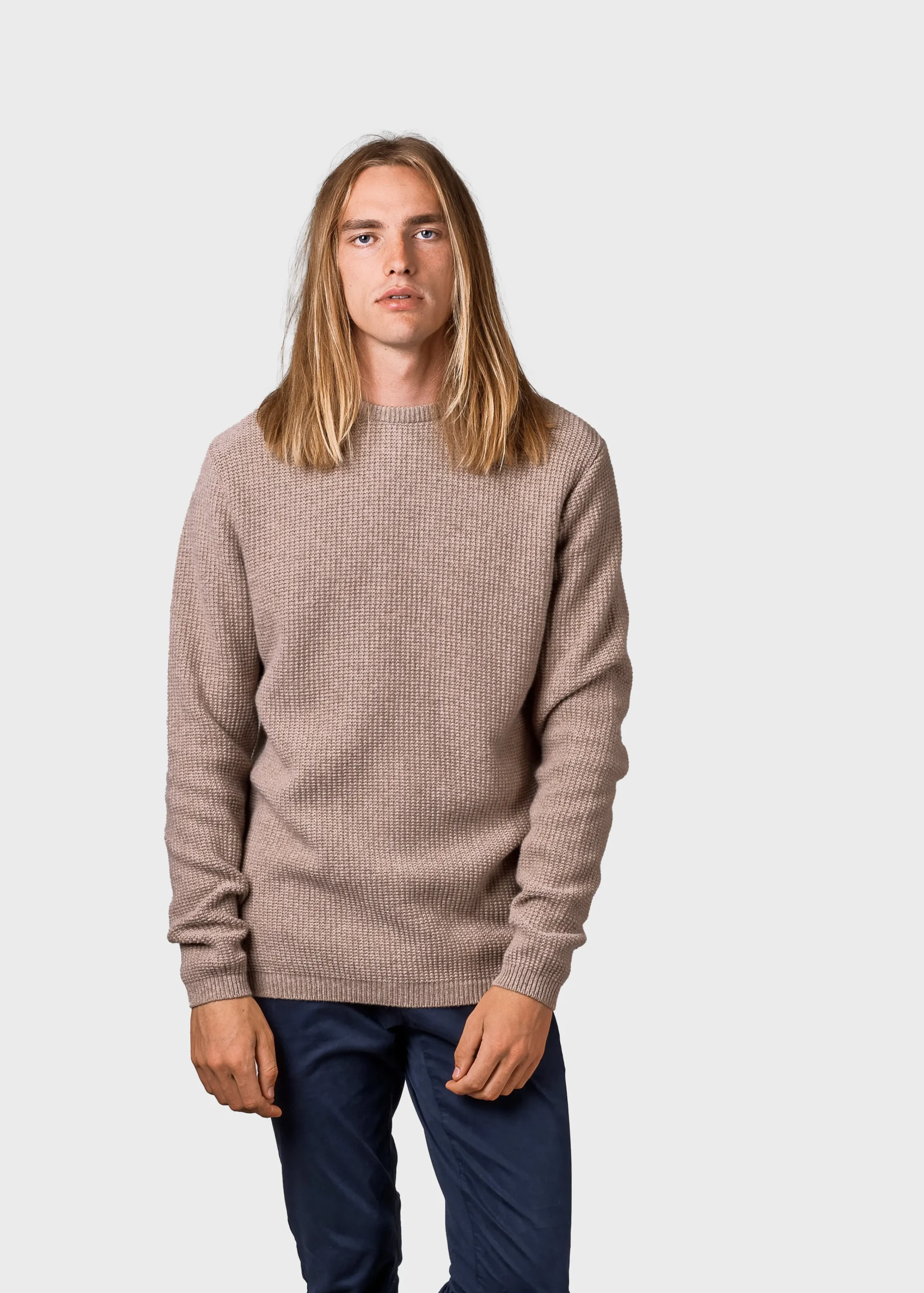 Klitmoller Collective Strick-Frede knit - Sand Skyblue