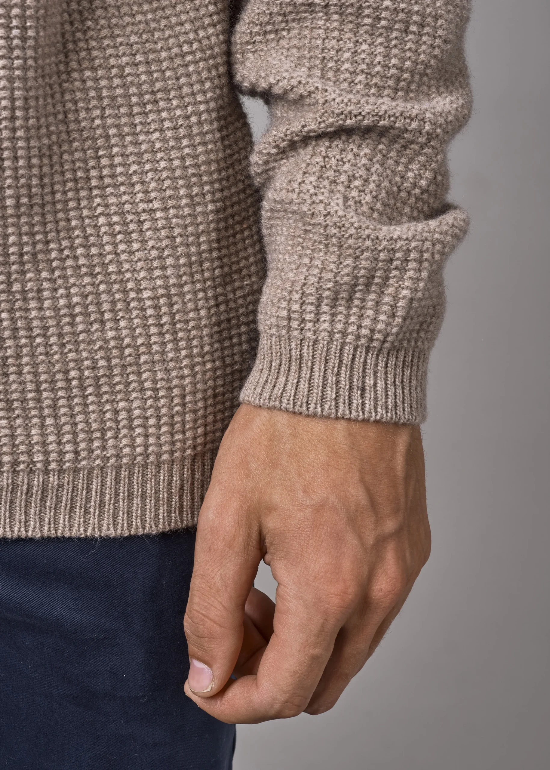 Klitmoller Collective Strick-Frede knit - Sand Skyblue