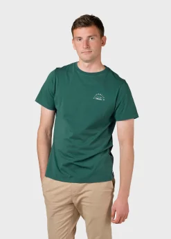 Klitmoller Collective T-shirts-Gabriel tee - Moss Green Black