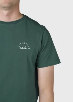 Klitmoller Collective T-shirts-Gabriel tee - Moss Green Black