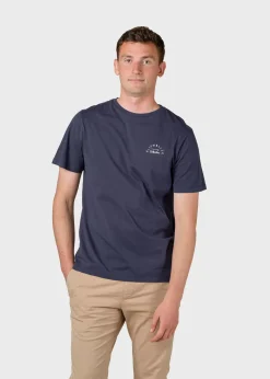 Klitmoller Collective T-shirts-Gabriel tee - Navy Black