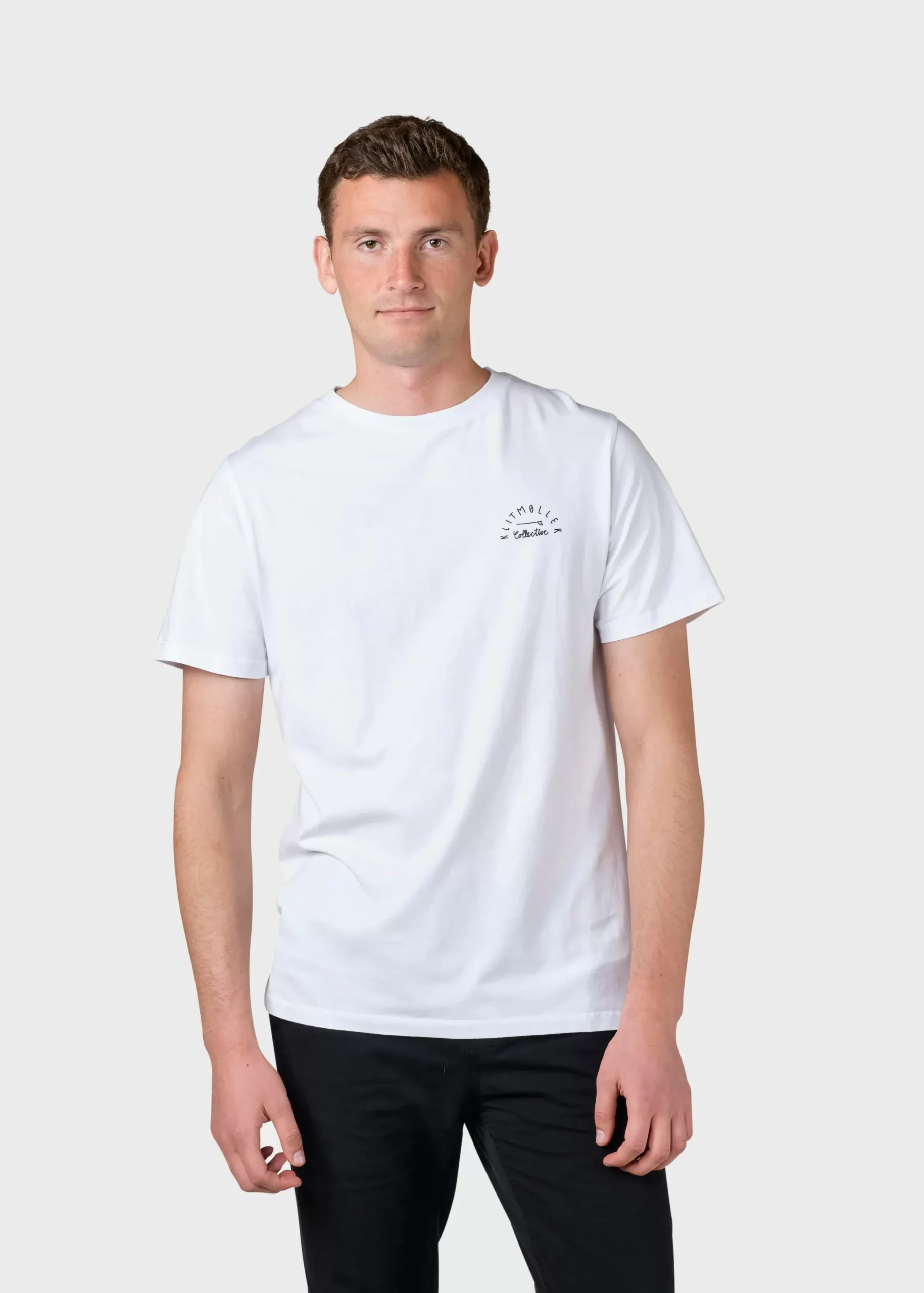 Klitmoller Collective T-shirts-Gabriel tee - White Black