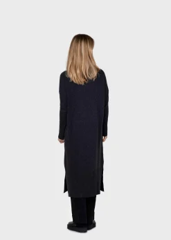 Klitmoller Collective Strick-Gro knit dress - Anthracite Black