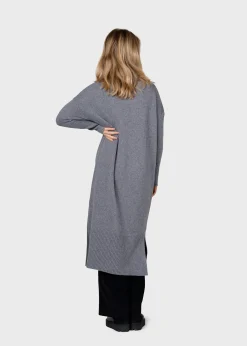 Klitmoller Collective Strick-Gro knit dress - Light grey Black