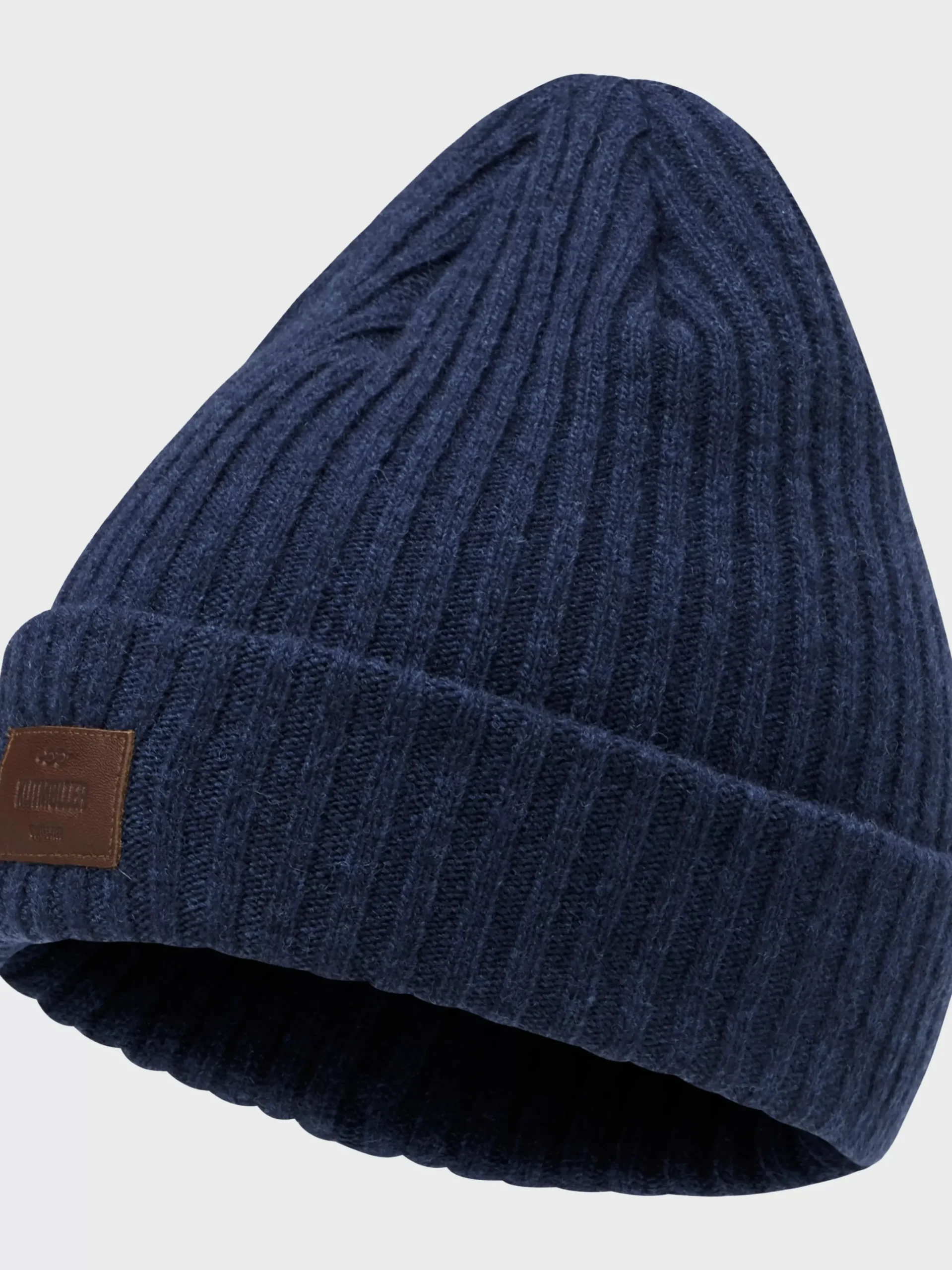 Klitmoller Collective Accessories-Heavy rib beanie - Deep blue Navy