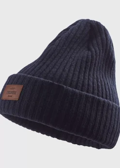 Klitmoller Collective Accessories-Heavy rib beanie - Navy