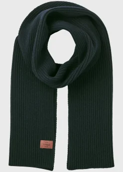 Klitmoller Collective Accessories-Heavy rib scarf - Olive Lightgrey