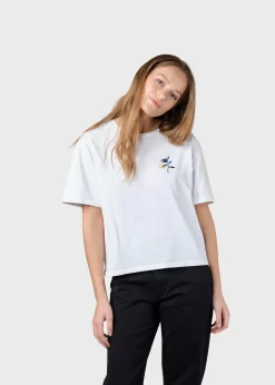 Klitmoller Collective T-shirts-Hope tee - White/blue