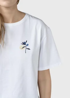Klitmoller Collective T-shirts-Hope tee - White/blue