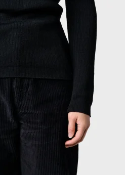Klitmoller Collective Strick-Ingrid knit - Black Sand