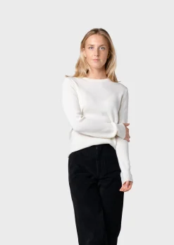 Klitmoller Collective Strick-Ingrid knit - Cream Sand