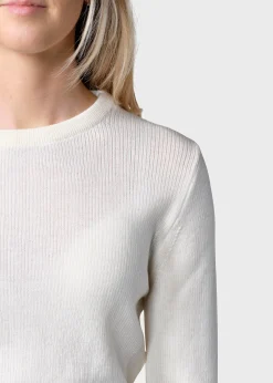 Klitmoller Collective Strick-Ingrid knit - Cream Sand