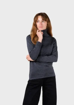 Klitmoller Collective Strick-Isabella knit - Anthracite