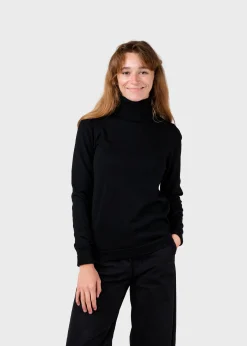 Klitmoller Collective Strick-Isabella knit - Black Anthracite